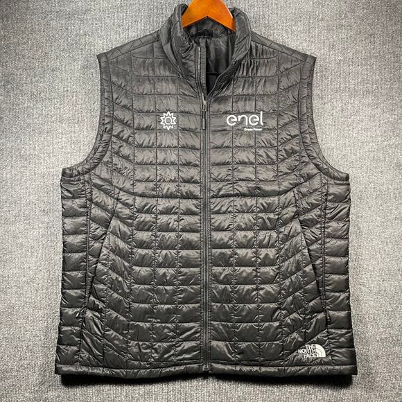 The North Face ThermoBall Trekker Vest Men's XL Black Water Repellant Outdoor - Picture 1 of 11